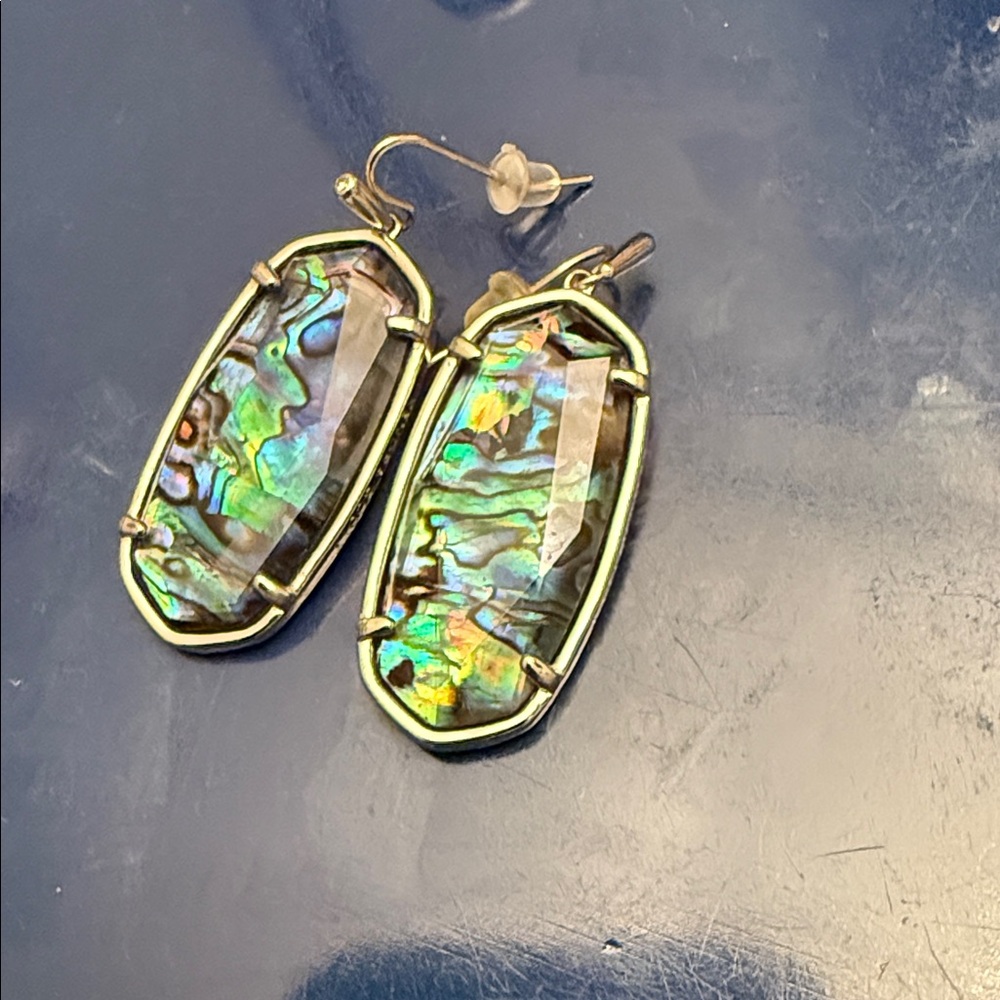 Kendra Scott Abalone Shell Earrings